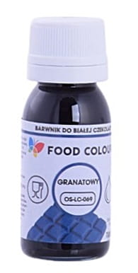 Barwnik Spożywczy Do Czekolady I Mas Tłustych Granatowy 18Ml
