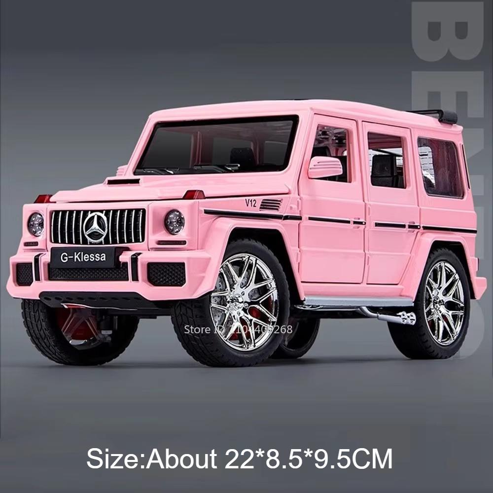 1:24 GLS63 G63 Литая Модель Автомобиля Внедорожник Игрушка Металлический Литой Музыка Свет Внедорожник Модели Украшения Для Детей Подарки Детям