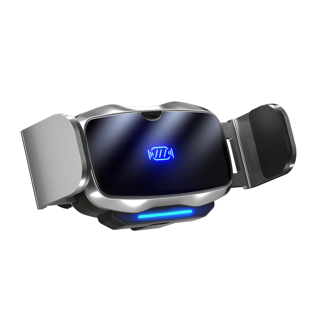 Magic Clip D7 Автомобильный Электрический Кронштейн Для Мобильного Телефона Металлический Индукционный Открывающийся и Закрывающийся Воздуховыпускной Отверстие Навигационная Стойка Кронштейн Автомобильные Принадлежности