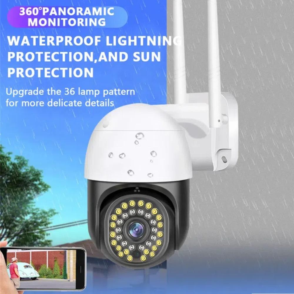 Smart 10X Zoom Wifi PTZ Camera Outdoor Home Security Video Surveillance 5MP Wireless IP Cameras AI Automatic Human Tracking