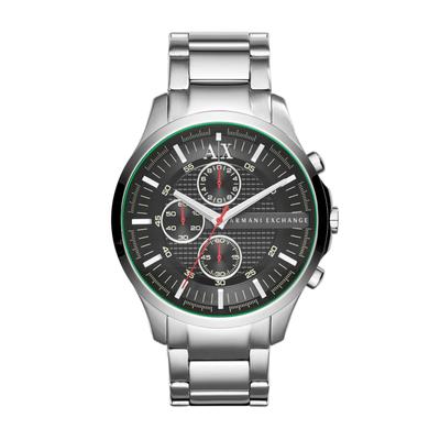 Мужские часы Armani Exchange с хронографом, серебристые, из нержавеющей стали, AX2163