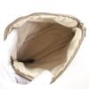 Great HERMES Cosmetics Pouch Bored Porch PM beige cotton Women Used