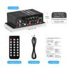Усилитель звука Channel 2.0 HIFI Bluetooth 5.0 Amp Home Digital Audio 12V 3A AK380 для автомобиля Bass Trebl 20-20 кГц
