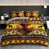 Ground Digital Print Red Rose Butterfly Soft Quilt Cover