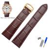 Ремешок для часов Cartier Tank Calibre Серии Натуральная Кожа Механические Часы мужской и женский 20мм 22мм 23мм 25мм ремешок для часов