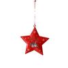 Retro Christmas Tree Pendant Iron Exquisite Love Star Pendant Nordic Style DIY Xmas Tree Hanging Pendant Home Xmas Decoration