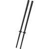 Silicone Cooking Chopsticks, Small, Black, W0.8 X D0.8 X H24cm (per Chopstick), Tower, Dishwasher Safe, Floating Tips, Small Size, 1605