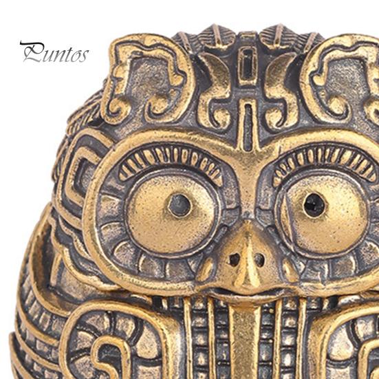 Винтажная фигурка совы, мини-курильница в виде совы с крышкой, коллекционное украшение в виде совы для дома, гостиной, офиса, стола, книжной полки, декор