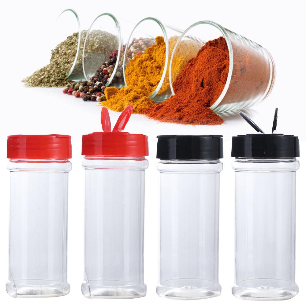 Butterfly Cover Seasoning Bottle Plastic Spice Containers Clear Plastic Spice Jar Cumin Powder