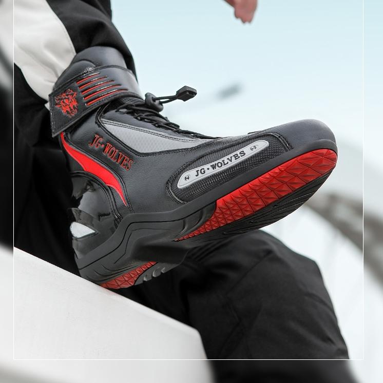 Новые ботинки для верховой езды, дышащая обувь для езды на пригороде, мотоциклетная внедорожная мужская обувь для езды по ралли, экипировка