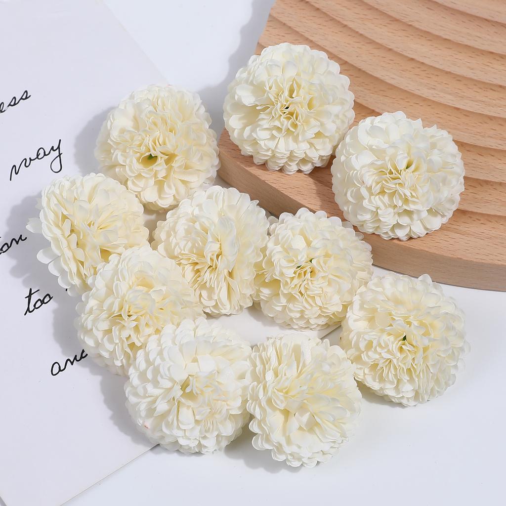 5/10/20Pcs 4cm Hydrangea Artificial Flowers Head For Wedding Party Home Room Decoration Christmas Gift Accessories Silk Flowers
