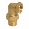 Brass Elbow, Threaded Fitting, 90° 1/2 IF X 1/2 OM, Conical Seal