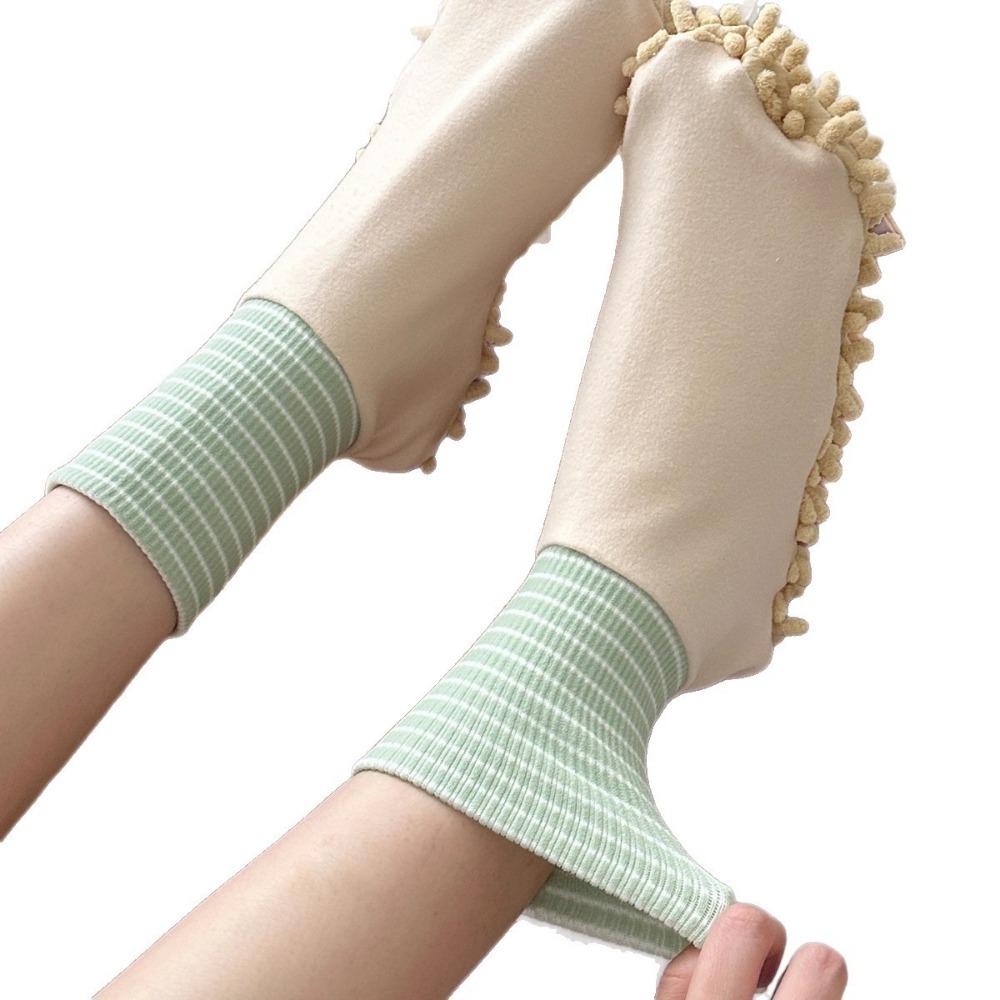 Creative Lazy Mopping Absorbent Socks Microfiber Foot Covers Floor Socks Autumn and Winter