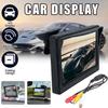 4.3Inch Car Monitor TFT LCD HD Digital 2 Way Video Input HD Digital For Parking Reverse Rear View Camera DVD VCD Car Access T2O3