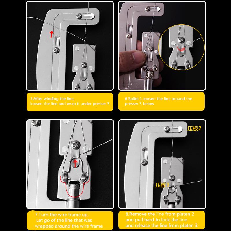 Полуавтоматический рыболовный крючок из нержавеющей стали, 1 шт., устройство для крепления галстука