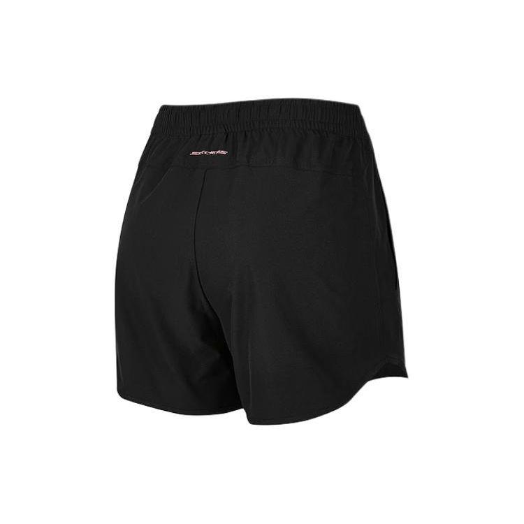 Skechers Влагоотводящие Быстросохнущие Удобные Дышащие Повседневные Шорты Женские шорты Угольно-Черные P224W023-0018