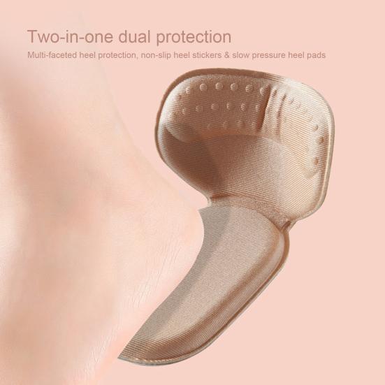 4 пары подпяточников для обуви Вставки для пяток Удерживающие пятки Многоразовые протекторы для пяток Подкладки для пяток Предотвращают появление мозолей Свободная обувь Наполнители для обуви