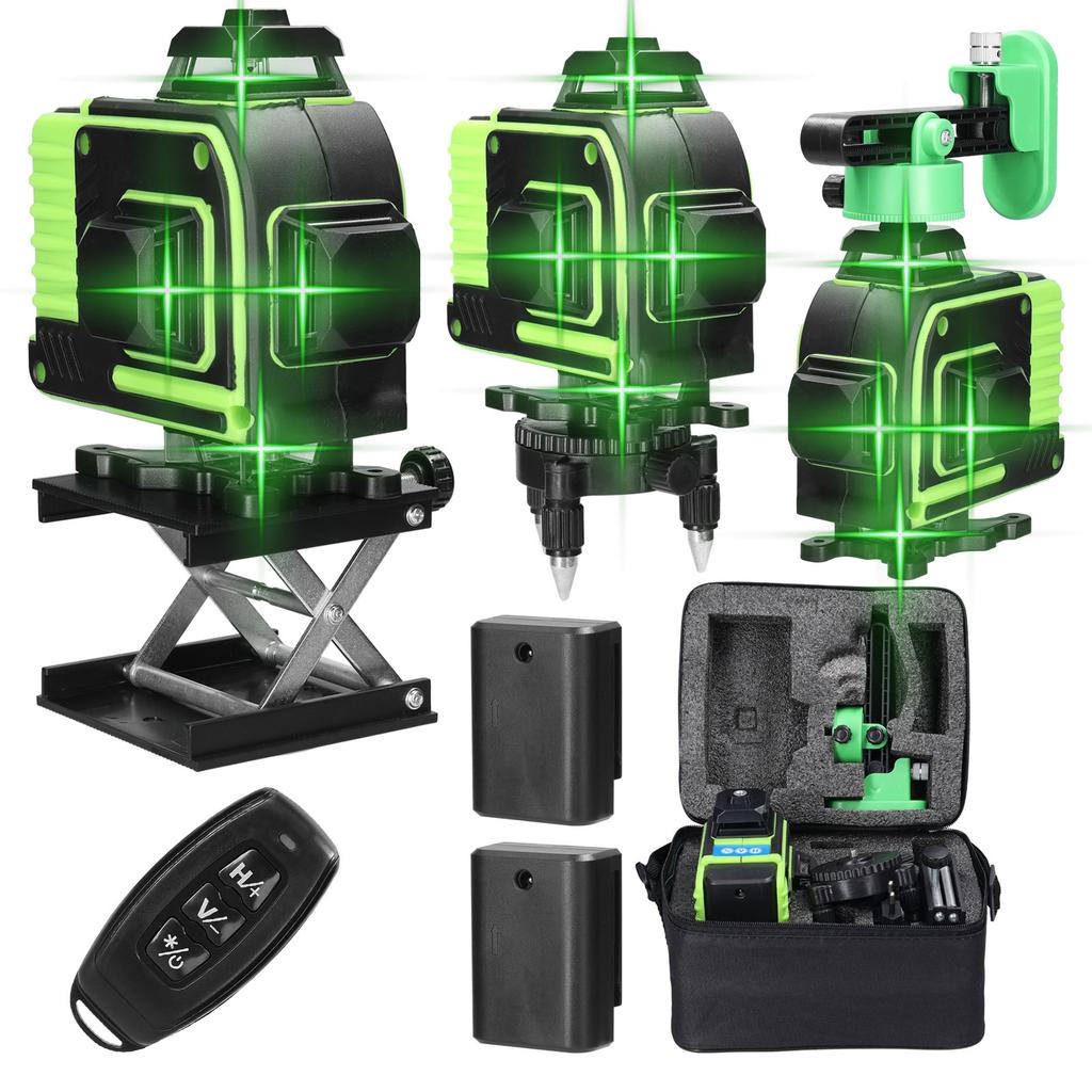 Multifunctional 16 Lines Laser Level 3 Degrees  Self-leveling Function Leveling Tool Omnidirectional Ground