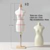 Mini Female Mannequin for 1/2 1/3 1/4 Doll Clothing Display Stand DIY Dollhouse Miniature Ornaments Supplies