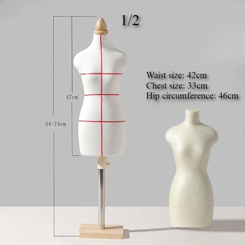 Mini Female Mannequin for 1/2 1/3 1/4 Doll Clothing Display Stand DIY Dollhouse Miniature Ornaments Supplies
