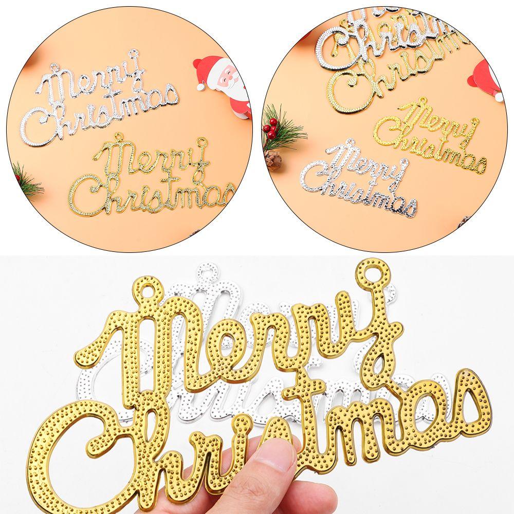 Accessories Party Supplies Merry Christmas Pendant Xmas Tree Decor Hanging Ornament English Letter
