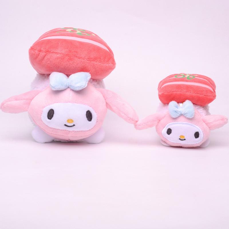 Cute Sanrio Cinnamoroll Sushi Plush Toy Ultra-soft Short Plush 20cm Stuffed Doll