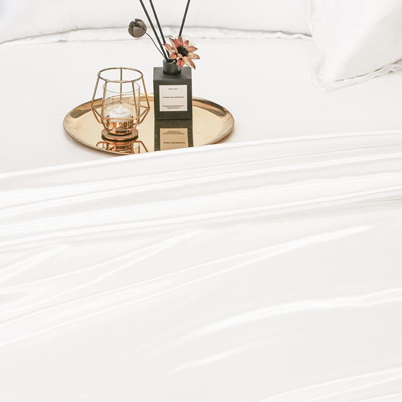 Высококачественные сатиновые простыни, мягкие и удобные однотонные простыни, роскошные простыни для односпальной и полуторной кровати