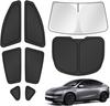 Для Tesla Model Y Juniper 2020-2026 Солнцезащитный козырек на лобовое стекло Чехол-солнцезащита на боковые и задние окна Защитный козырек Защита от посторонних глаз