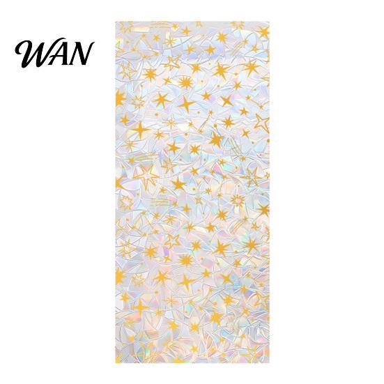 Decorative Window Film Rainbow Privacy Film, Stained Glass Pattern Sticker, Static Sunlight Reflecting Sticker Cling, Sun Blocking Reusable Decals for