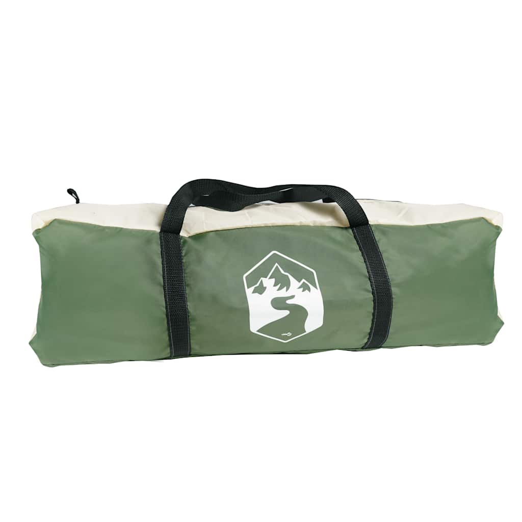 4 Person Camping Tent Green Waterproof