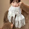 2025 Winter New Imitation Cashmere Checkered Scarf For Women'S High End, Women'S Scarf, Student Gift Shawl