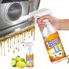 Kitchen Heavy Oil Cleaner Spray-Powerful Oil Stain Degreaser Remover Effective for Grills Ovens Home Cooktop Deep Cleaning Tasks