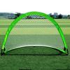 Outdoor Movable Soccer Goal Net Enhance Accuracy & Skills Improve Wear-Resistant Foldable Football Shot Mesh Practice Football Target Net
