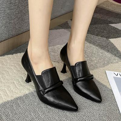 Туфли на высоком каблуке в стиле ретро 2024 года, осень, новые туфли Commuter с острыми тонкими каблуками для женщин Buffalo London Shoes Platform Zapatillas De Mujer