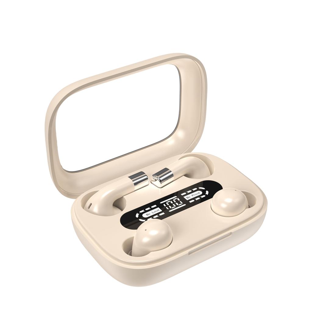 2 в 1 Двойные наушники Беспроводные Bluetooth 5.4 Наушники Спортивные Сон Шумоподавление HD Гарнитуры для звонков HIFI Музыка Бас Наушники