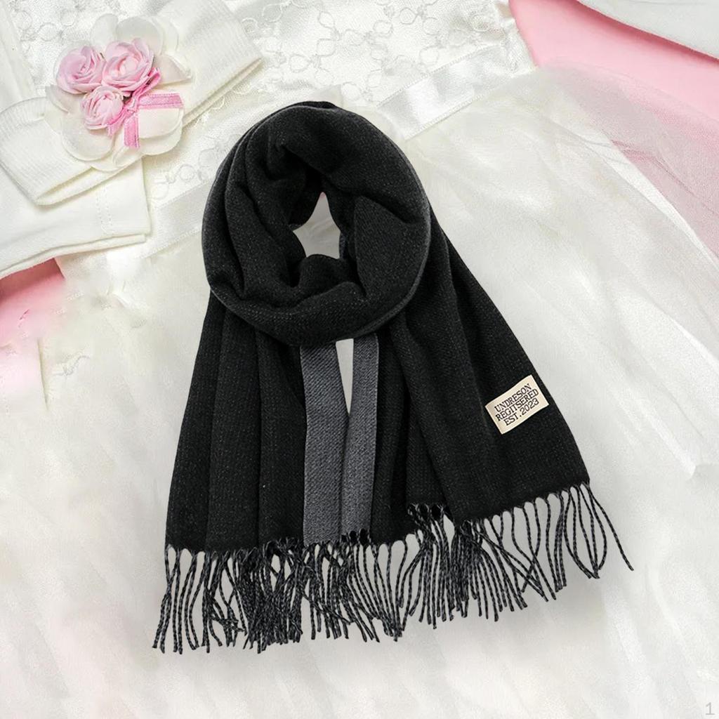 Fall Winter Scarf Pashmina Shawl Wrap Trendy Long Lady Women's for Evening