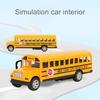 1 шт. школьный автобус модель имитация внедорожника инерционный автомобиль украшения украшения коллекция игрушек для детей