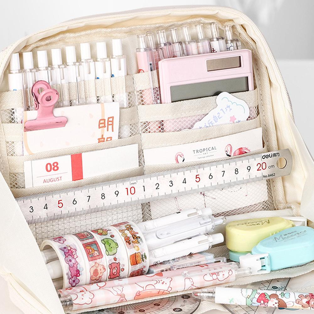 Прозрачный пенал большой вместимости, новая сумка для ручек, для студентов