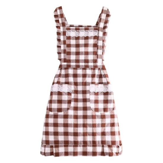 Convenient Kitchen Apron Short Adjustable Tightness Work