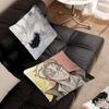 Korean Manhwa Roses And Champagne Cushion Cover Car Throw Pillow Case For Sofa Car Christmas Gift 40x40cm 45x45cm