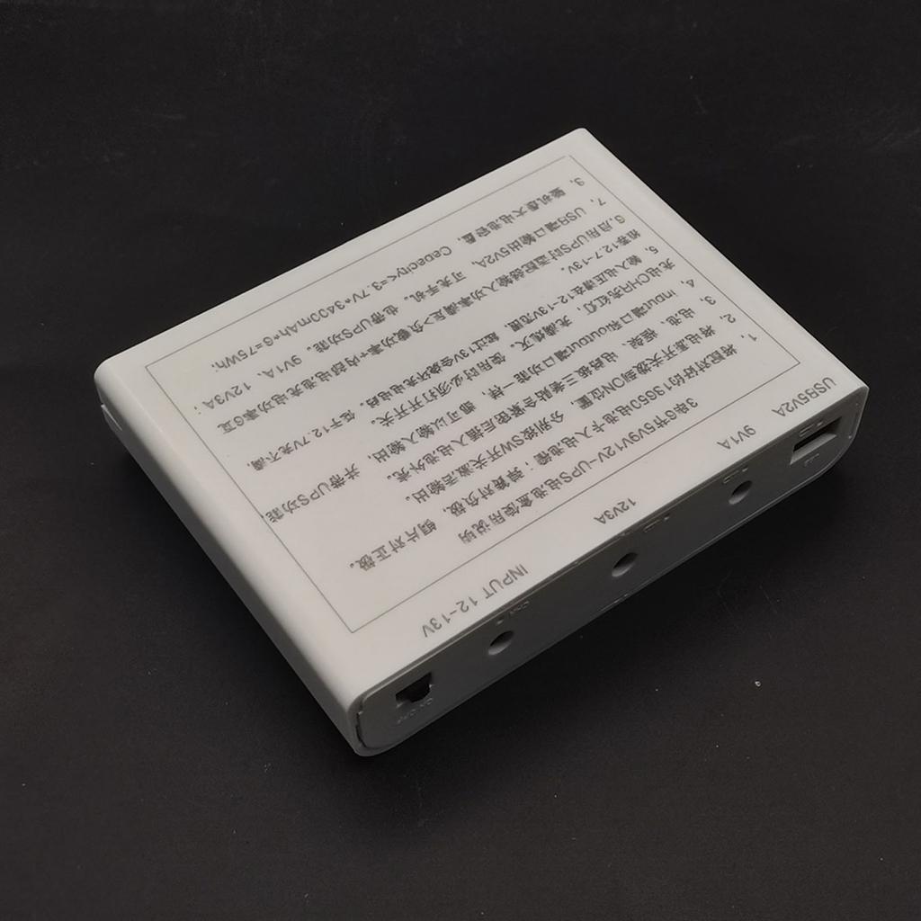 USB 5 В 9 В 12 В выход 18650 аккумулятор UPS Power Banks Box с кабелем 5,5x2,1 мм «папа-папа» для маршрутизатора, телефона, светодиодной камеры видеонаблюдения