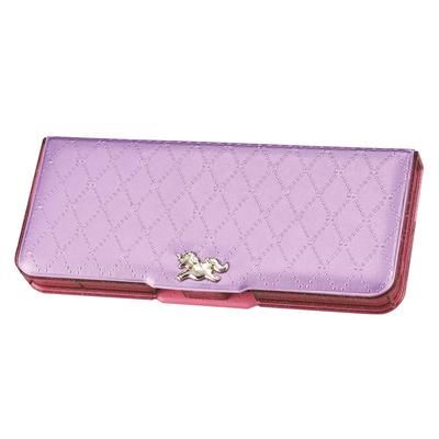 Kutsuwa Royal Pretty Pencil Unicorn CH202PU Пенал с двумя отделениями, Фиолетовый,