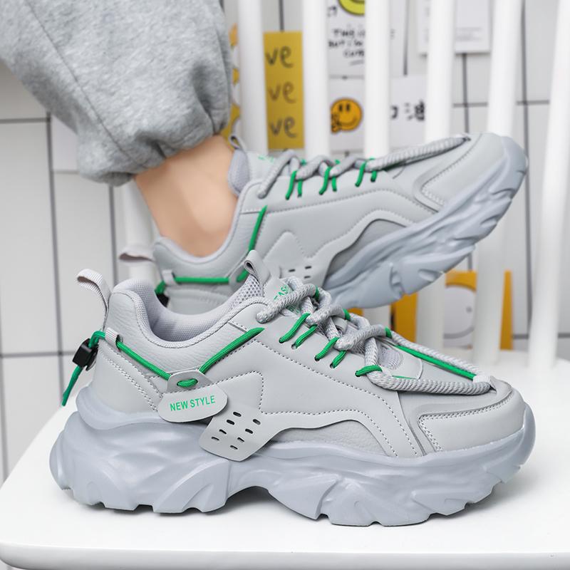 Fashion Men's Shoe Breathable Thick Soled Casual Sneakers Outdoor Running Four Seasons New Tennis Men Soft Soles Comfort Male Sneakers