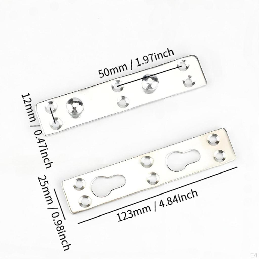 4 шт. Крепления для кроватных бортиков, Фурнитура для каркаса, Соединитель, Легкая установка, Кронштейны
