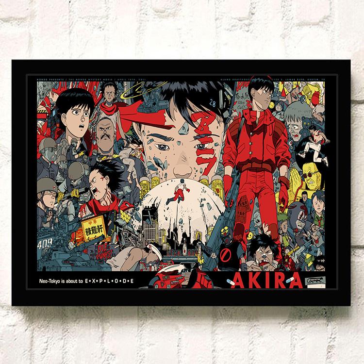 Japanese Anime AKIRA Poster and Print Room Decor Cartoon Character Picture Wall Art Canvas Painting Living Room Decor