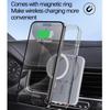 Автомобильный держатель телефона с магнитом для GPS, подставка, беспроводное зарядное устройство для Magsafe iPhone 17 16 15 14 13 12 Pro Max, быстрая зарядка для мобильного телефона