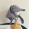 Кепка-бейсболка с солнцезащитным козырьком для улицы, кепка-бейсболка с ремешком, модная кепка-косынка для учителя, быстросохнущая, клетчатая