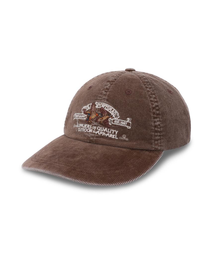 POLO RALPH LAUREN Кепка Polo Sportsman из вельвета-Коричневая