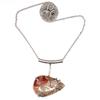 Crazy Lace Necklace Agate Gemstone Pendant Silver Natural Jewelry Jewelry