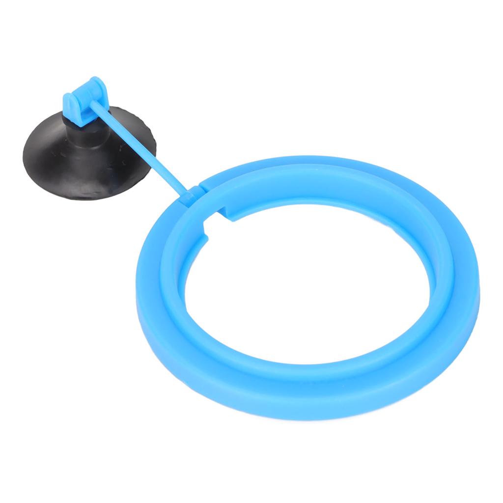Fish Tank Ring Feeder Plastic Fish Tank Floating Food Circle with Strong Suction Cup for Feeding